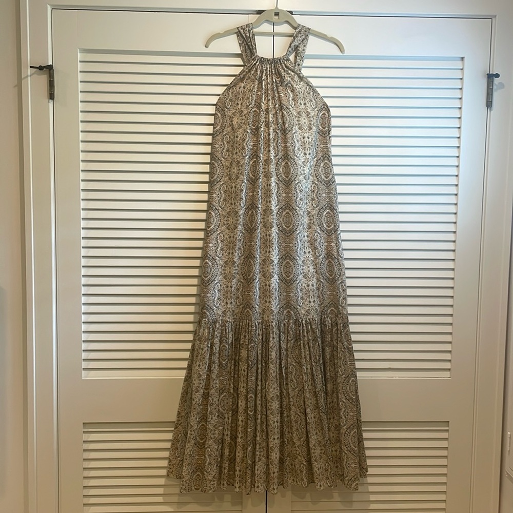 Halter Maxi Dress with bow tie back